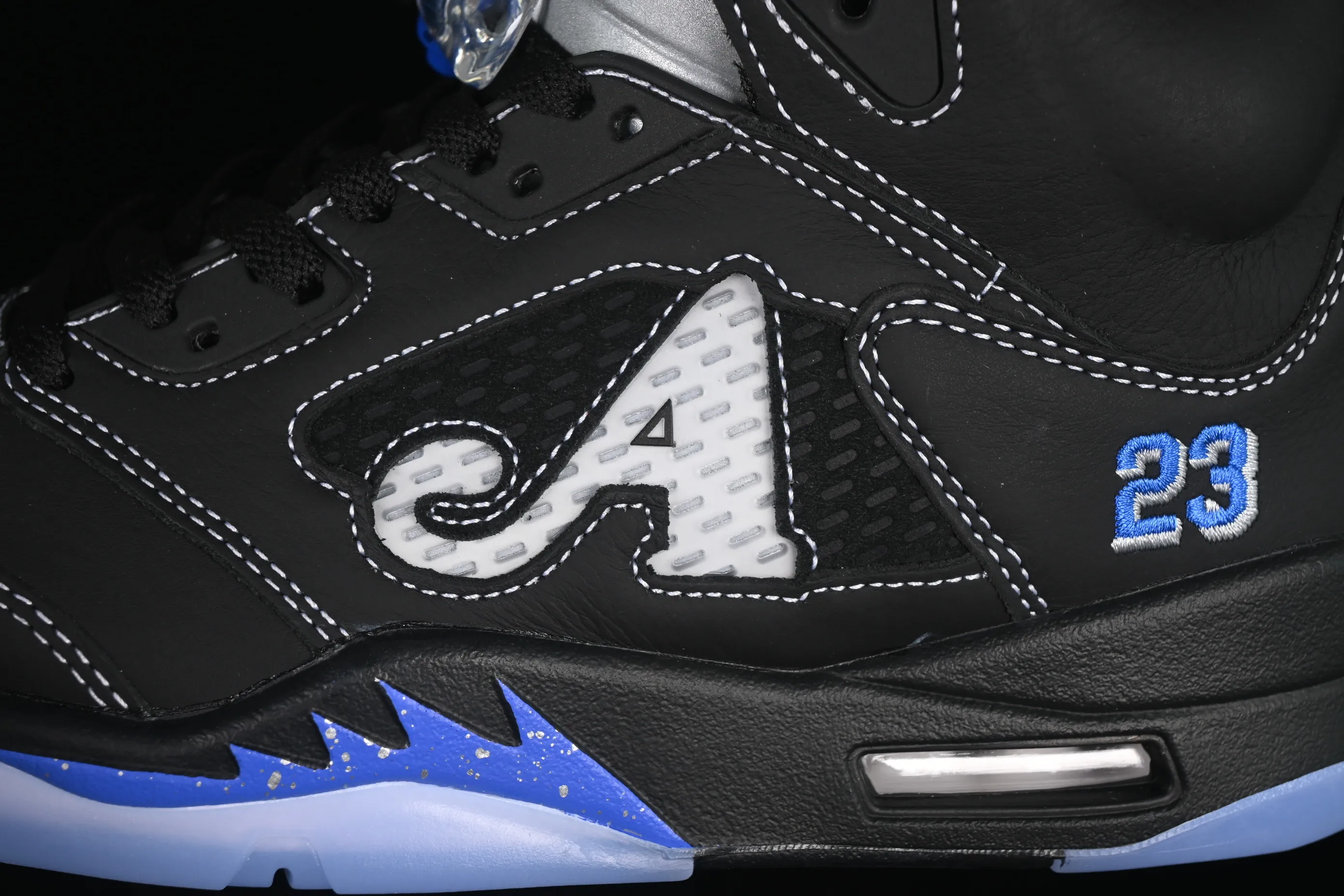 All categories Air Jordan Jordan series basketball shoes Air Jordan 5 L version Awake NY x Air Jordan 5 "Black Metallic" AJ5 Joe 5 joint model black and gray DV4982-004